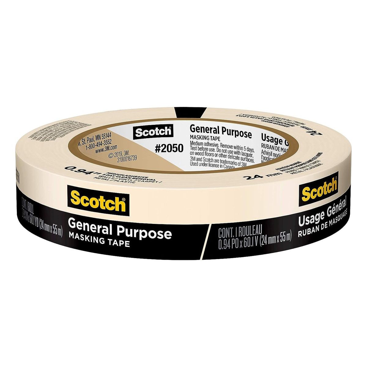 3M 2050 Scotch General Purpose Masking Tape