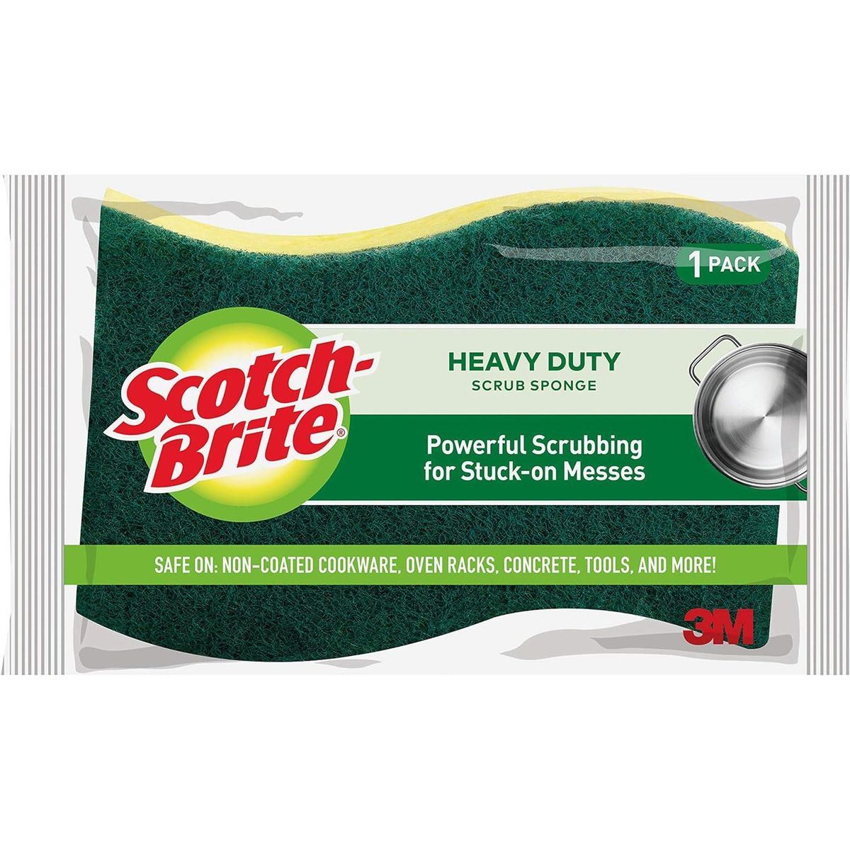 3M Scotch-Brite Heavy-Duty Scrub Sponge