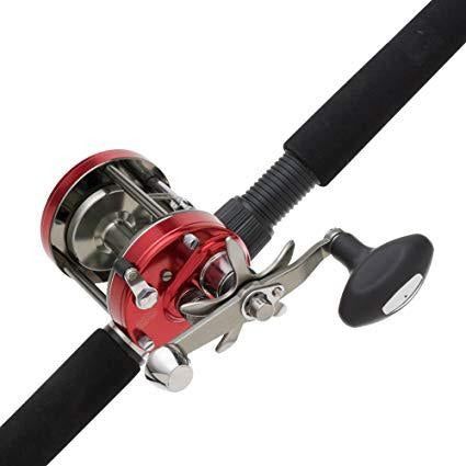 Abu Garcia Ambassadeur 7000 10-25 Pounds 1 Piece 7 Feet Medium Heavy Spinning Combo