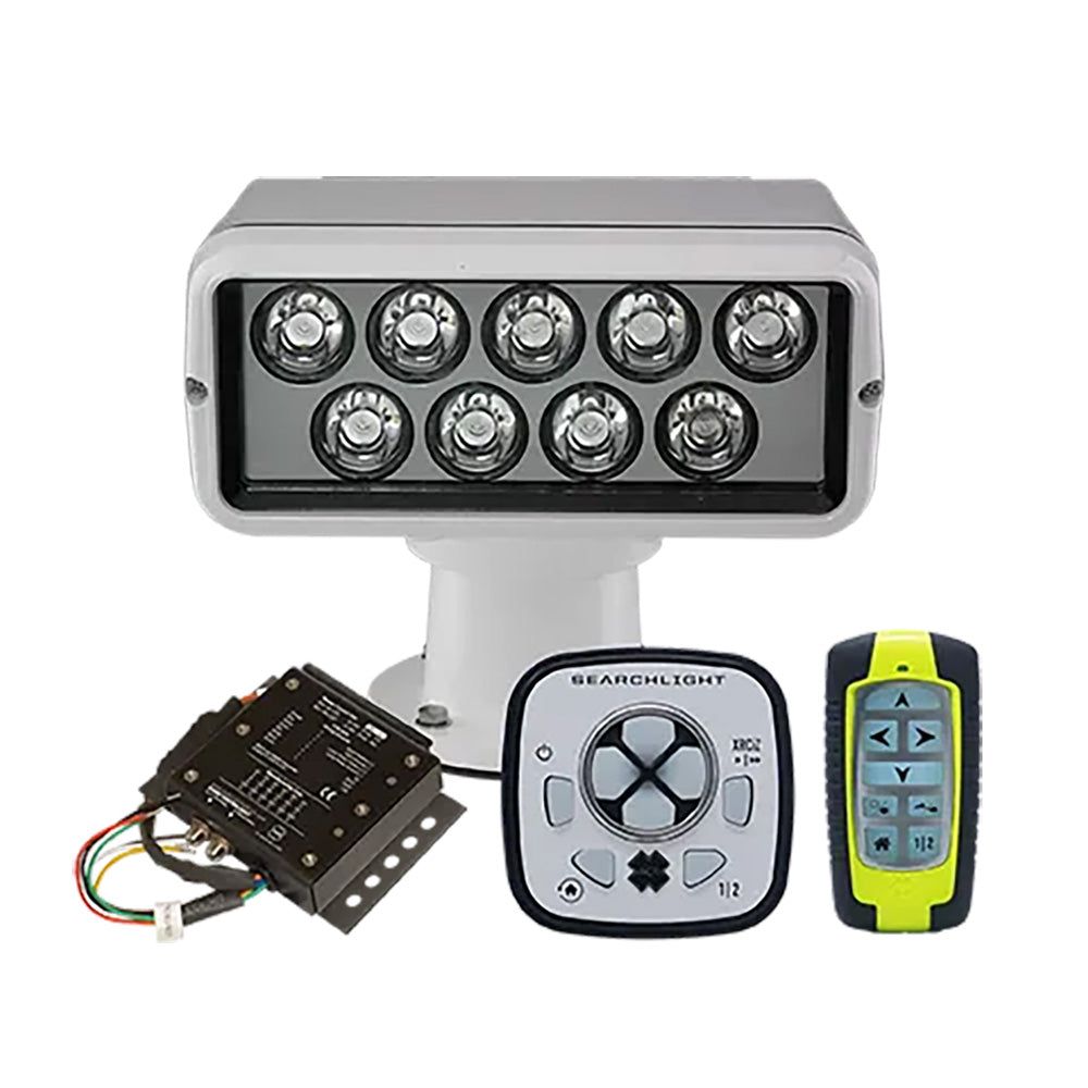 ACR RCL-100 LED Searchlight with URP-103 Wired Point Pad, URC-104 Master Controller & URH-103 Wireless Handheld Remote