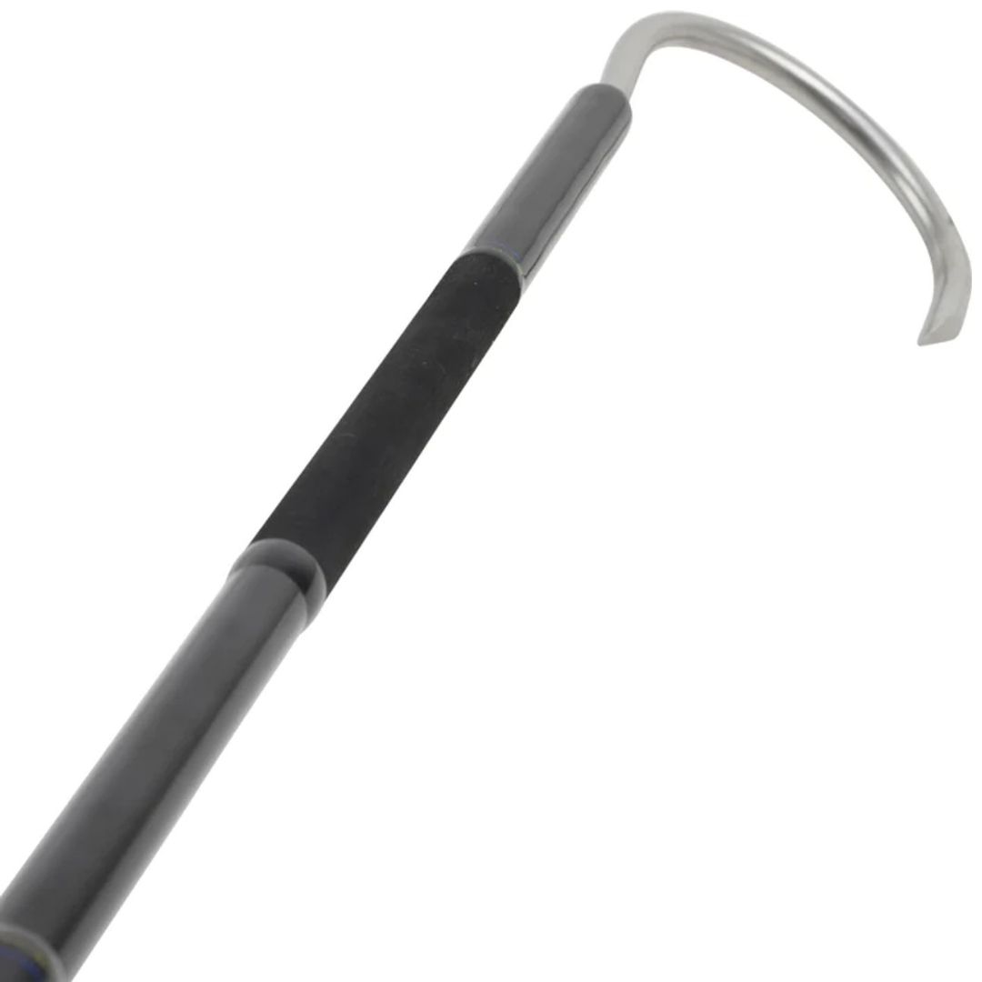 Aftco GFF26-BRWN Tapered Fiberglass Gaff (6ft., 5/16" Diameter with 2" Wide Hook) - Dark Brown
