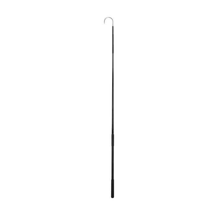Aftco GFF24-B Tapered Fiberglass Gaff (4ft., 5/16" Diameter with 2" Wide Hook) - Black