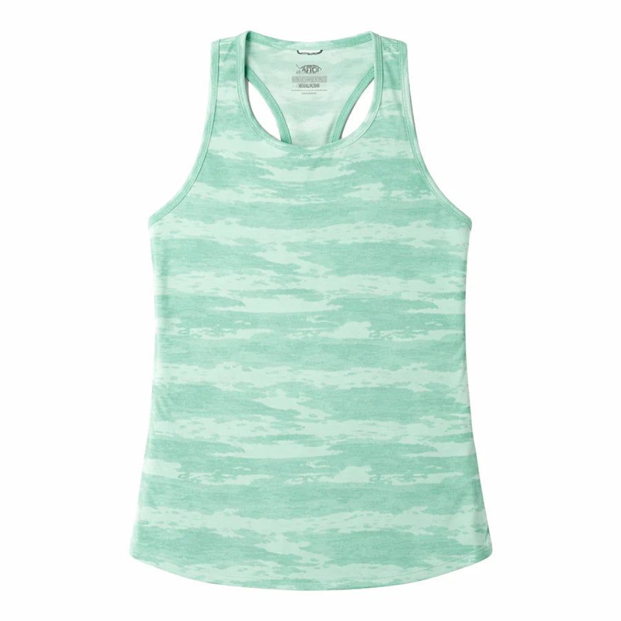 AFTCO WOMEN'S OCEAN BOUND SHORELINE CAMO TANK