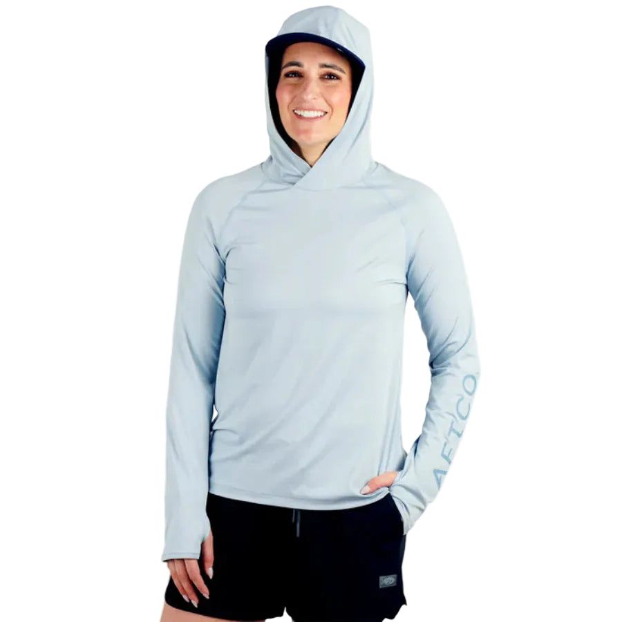 AFTCO WOMEN'S SAMURAI LONG SLEEVE PERFORMANCE HOODIE