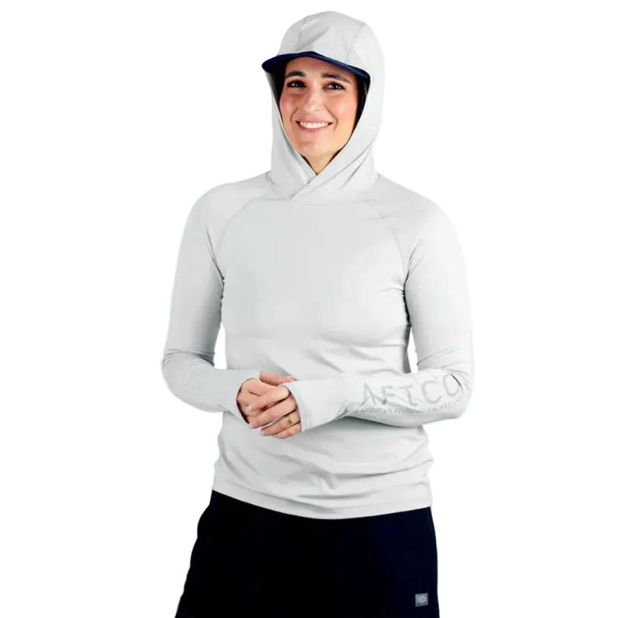 AFTCO WOMEN'S SAMURAI LONG SLEEVE PERFORMANCE HOODIE