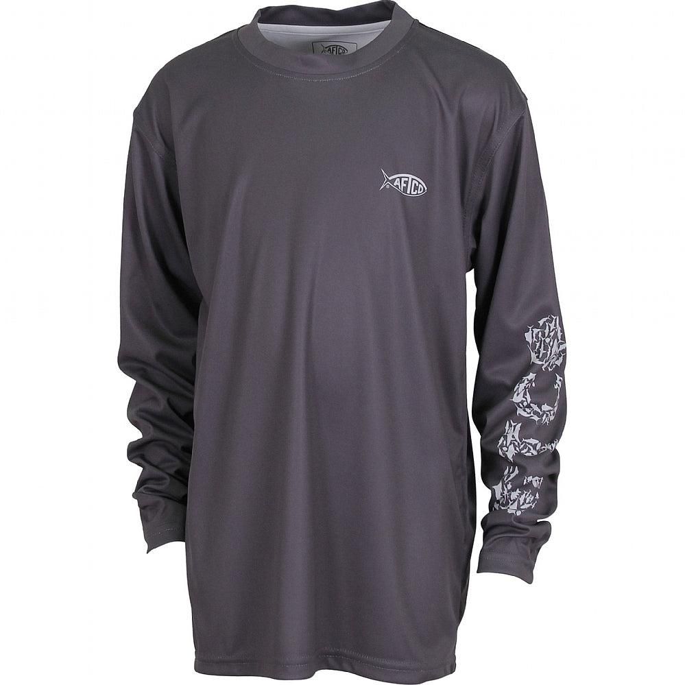 AFTCO Youth Red Alert Long Sleeve Performance Shirt
