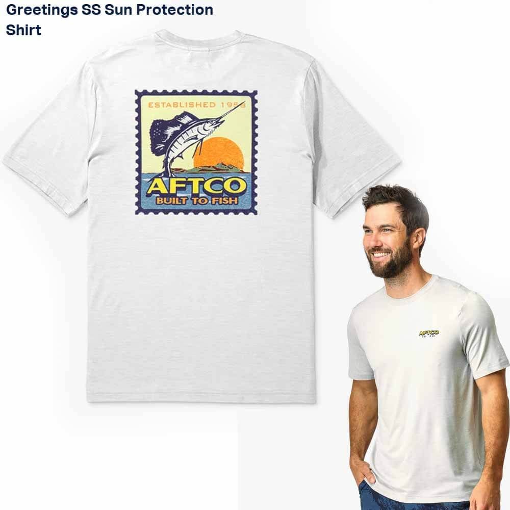 Aftco Athletic Heather Greetings UVX SS Shirt