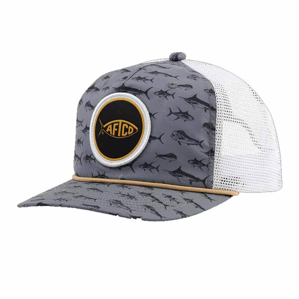 Aftco Charcoal Big 3 Trucker Hat