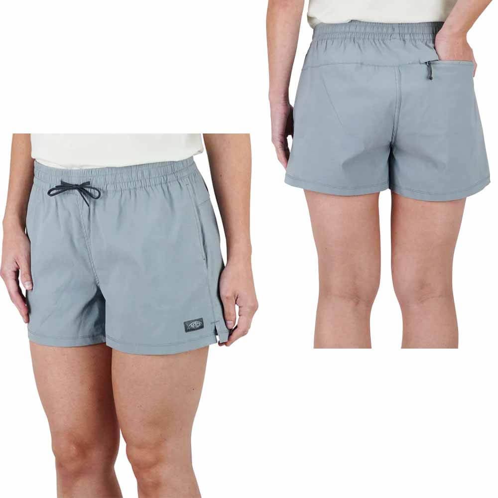 Aftco Harbor Gray Cloudbreak Volley Women's Short