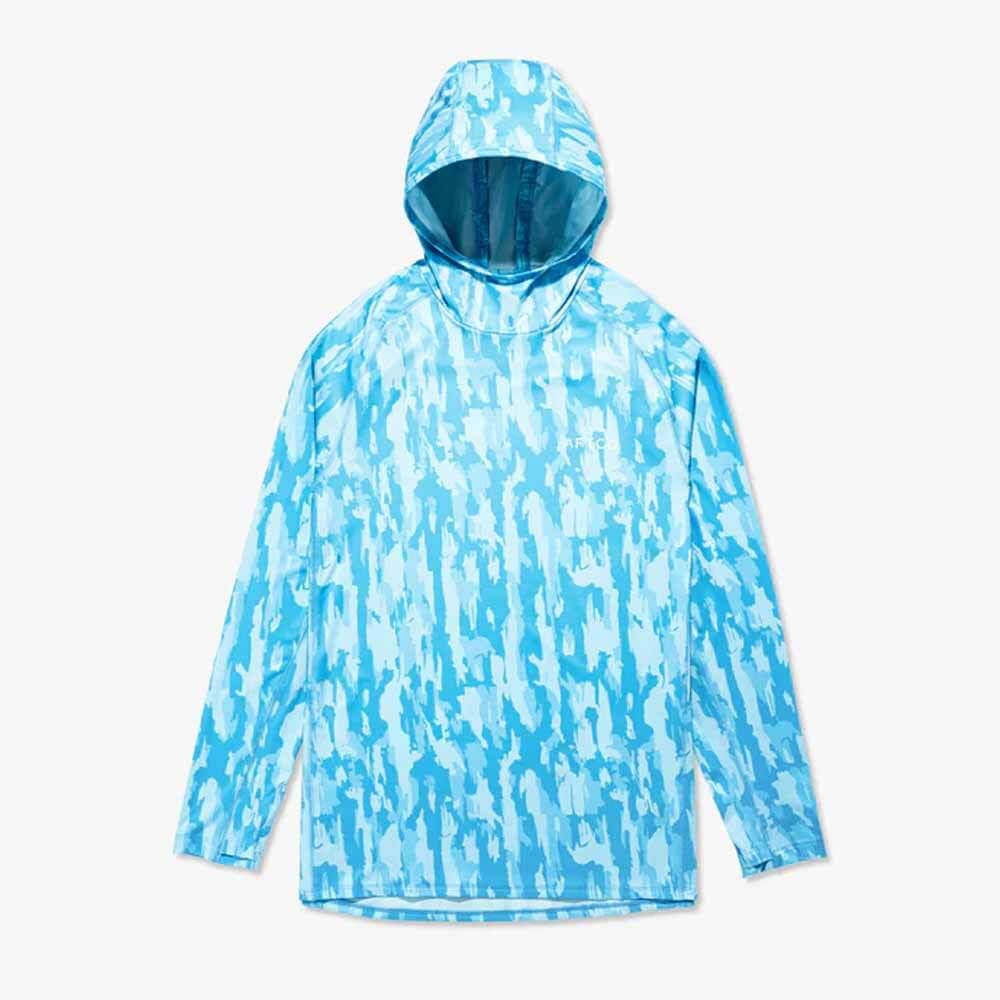 Aftco Tidal Current Camo Adapt Hooded L/S Performance Shirt