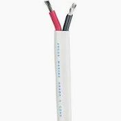 Cable #14/2 White Flat (RD/BK) by Foot