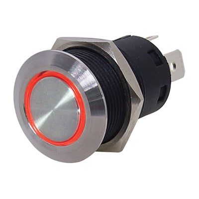 Marpac-L.E.D. Stainless Steel Push Button Switches