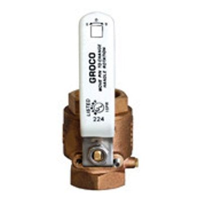Groco IBV-750 Bronze Full Flow Inline Ball Valve (3/4" NPT)