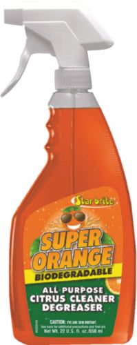 Star Brite Super Orange All-Purpose Citrus Cleaner Degreaser - Remove Dirt, Grime, Grease, Smudges, Oil & Gummy Residue - Biodegradable