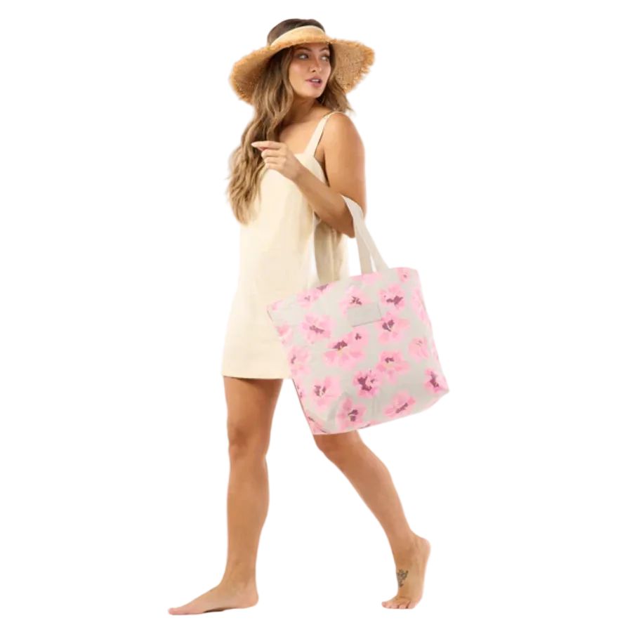 ALOHA FLUTTER DAY TRIPPER TOTE BLUSH