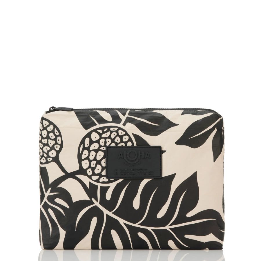 ALOHA HOLOMUA MID POUCH- BLACK/SANDSTONE