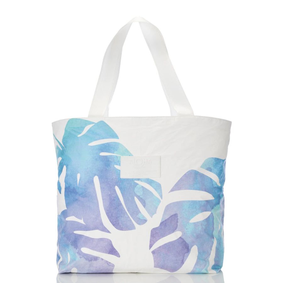 ALOHA MONSTERA DAY TRIPPER TOTE- DAWN