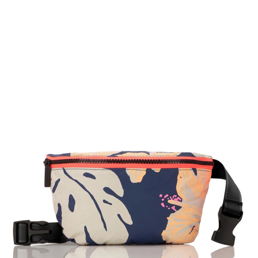 ALOHA PAPE'ETE BY SAMUDRA MINI HIP PACK- NEON MOON/NAVY
