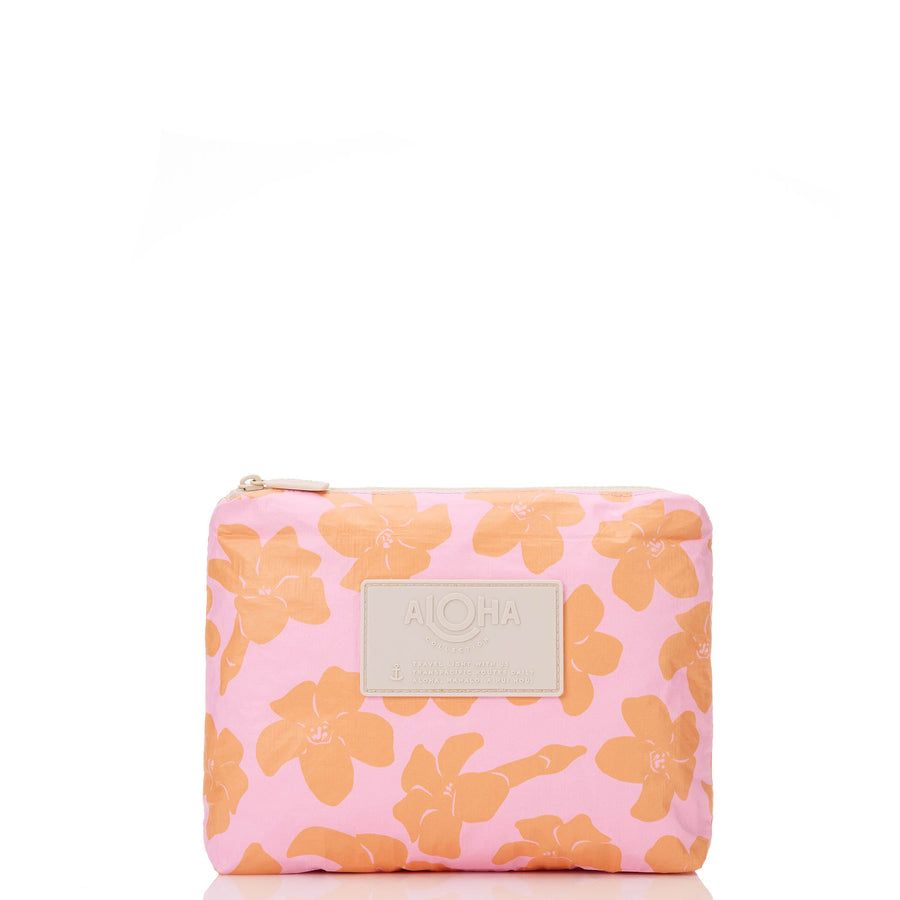 ALOHA PUAKENIKENI BUDS SMALL POUCH PINK ORANGE
