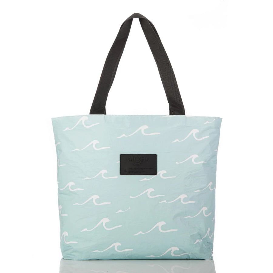 ALOHA SEASIDE DAY TRIPPER TOTE- WHITE/LEMU BLUE