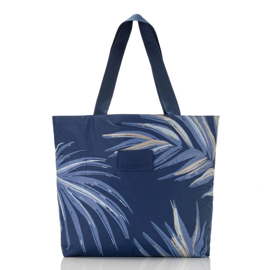 ALOHA SWAY DAY TRIPPER TOTE- HANALEI MOON/NAVY