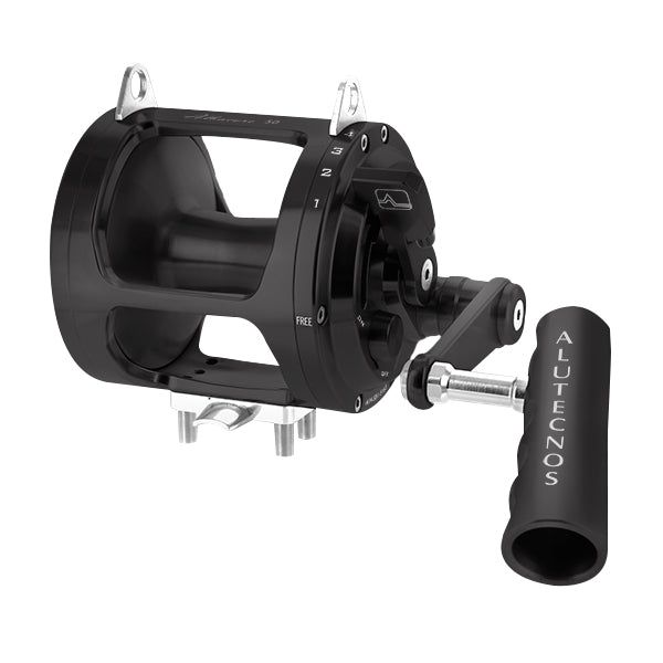 Alutecnos Albacore 50 Narrow One Speed Conventional Reel - Black