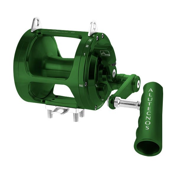Alutecnos Albacore 50 Narrow One Speed Conventional Reel - Green