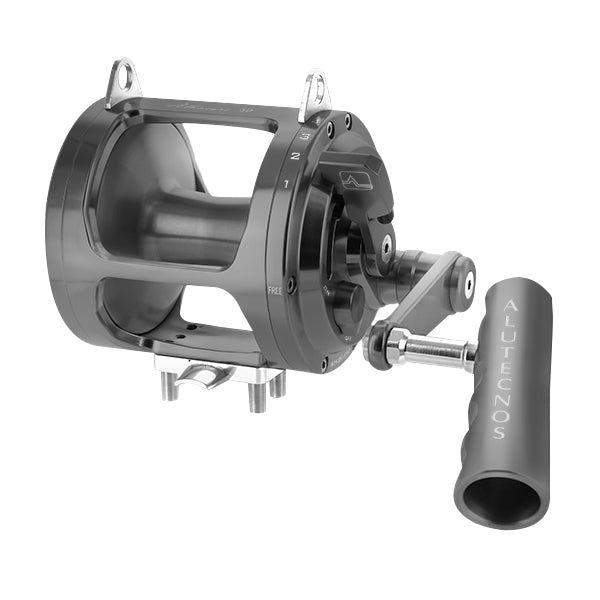 Alutecnos Albacore 50 Narrow One Speed Conventional Reel - Gunmetal