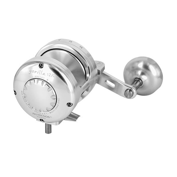 Alutecnos Albacore Gorilla 12C Narrow One Speed Reel - Silver