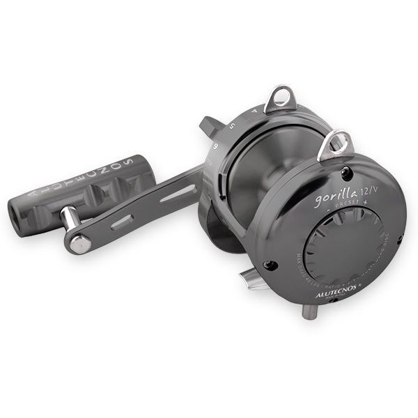 Alutecnos Albacore Gorilla 12V One Speed Reel - Gunmetal