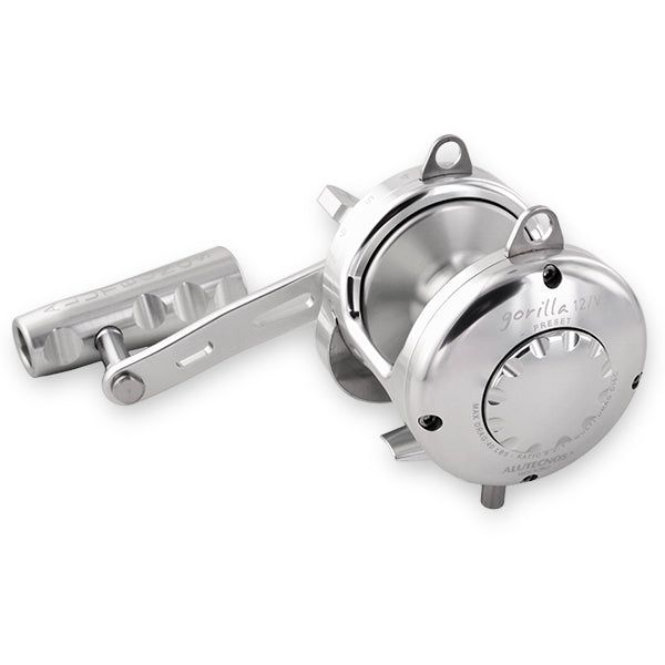 Alutecnos Albacore Gorilla 12V One Speed Reel - Silver
