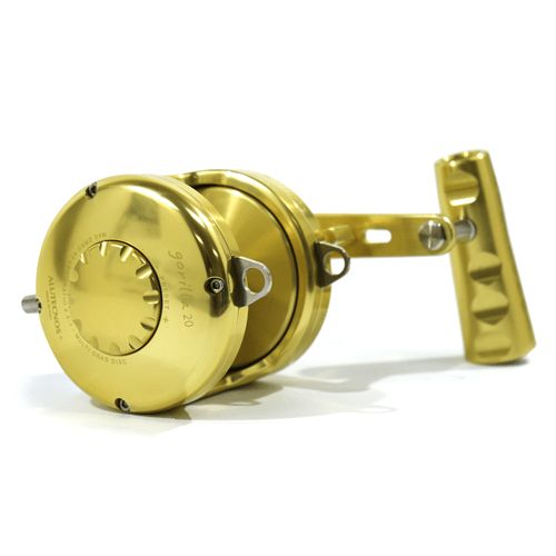 Alutecnos Albacore Gorilla 20 One Speed Reel - Gold