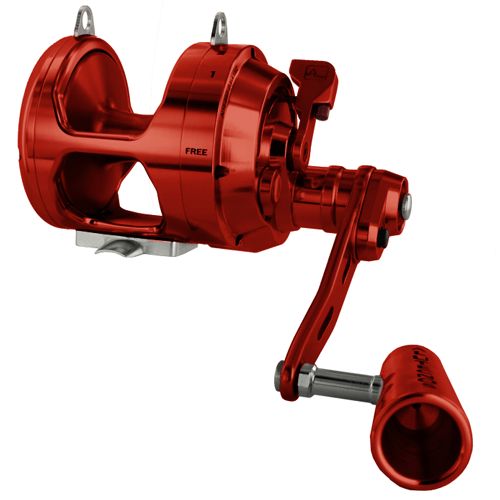 Alutecnos Albacore Gorilla 20 Two Speed Reel - Red