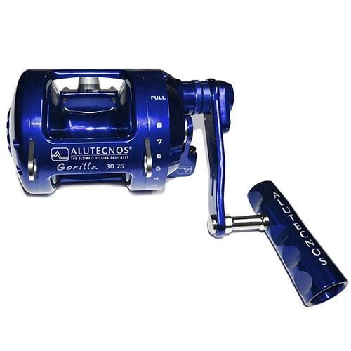 Alutecnos Albacore Gorilla 30 Two Speed Reel - Blue
