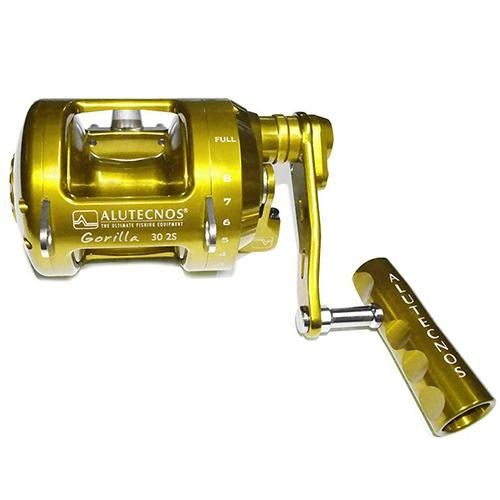 Alutecnos Albacore Gorilla 30 Two Speed Reel - Gold