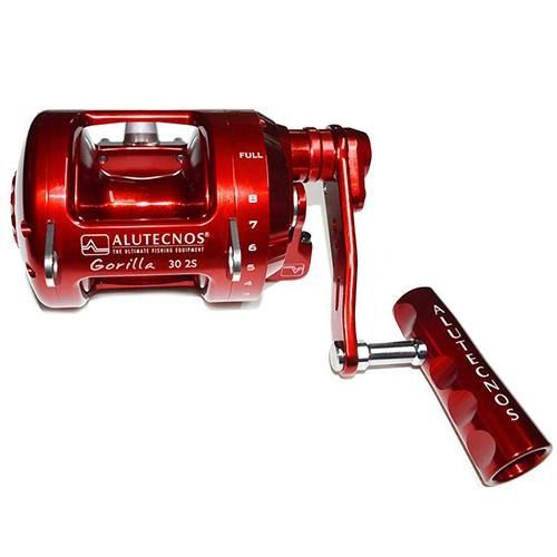 Alutecnos Albacore Gorilla 30 Two Speed Reel - Red