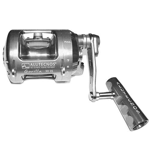 Alutecnos Albacore Gorilla 30 Two Speed Reel - Silver