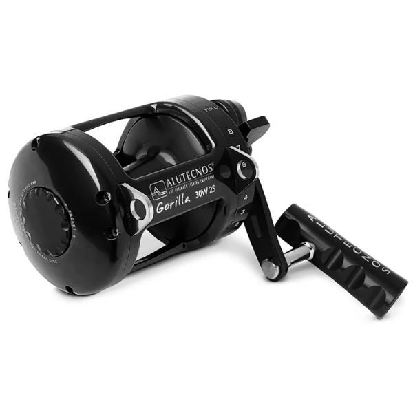 Alutecnos Albacore Gorilla 30 Wide Two Speed Reel - Black