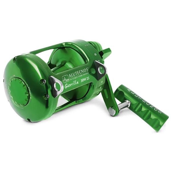 Alutecnos Albacore Gorilla 30 Wide Two Speed Reel - Green