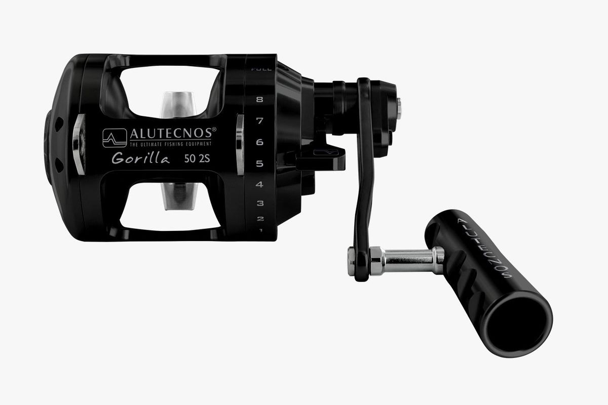 Alutecnos Albacore Gorilla 50 Two Speed Reel - Black