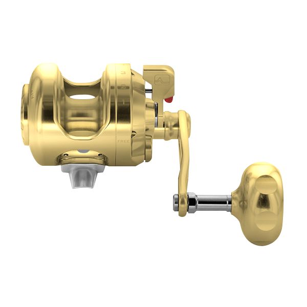Alutecnos Albacore Gorilla 6V One Speed Reel - Gold