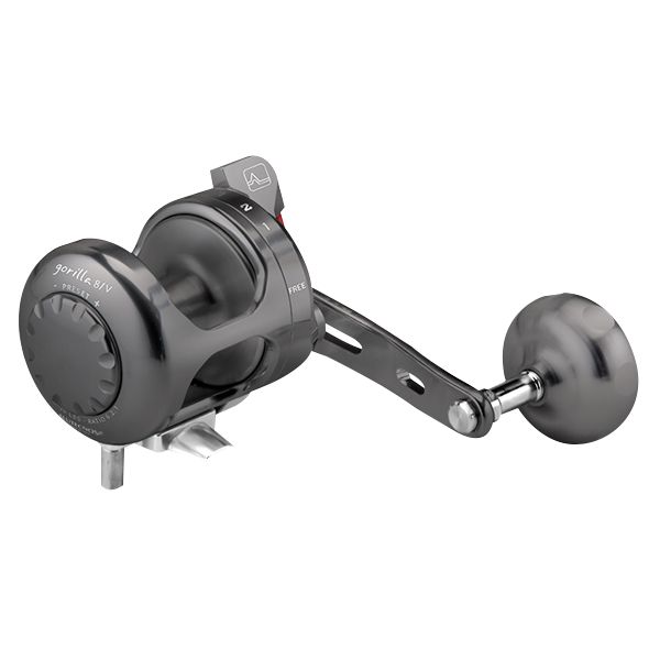 Alutecnos Albacore Gorilla 8V One Speed Reel - Gunmetal