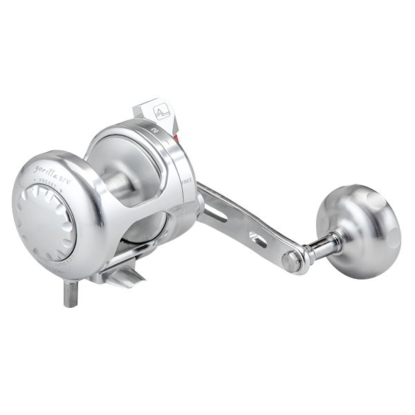 Alutecnos Albacore Gorilla 8V One Speed Reel - Silver