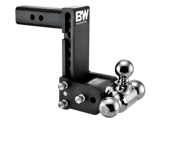 B&W HITCHES Tri Ball Model 10 - Black Powder Coat