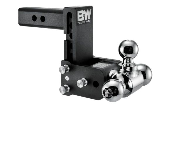 B&W HITCHES Tri Ball Model 8 - Black Powder Coat