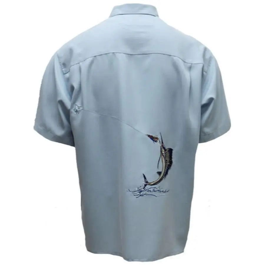 BAMBOO CAY SHAKE THE HOOK BUTTON-DOWN SHIRT