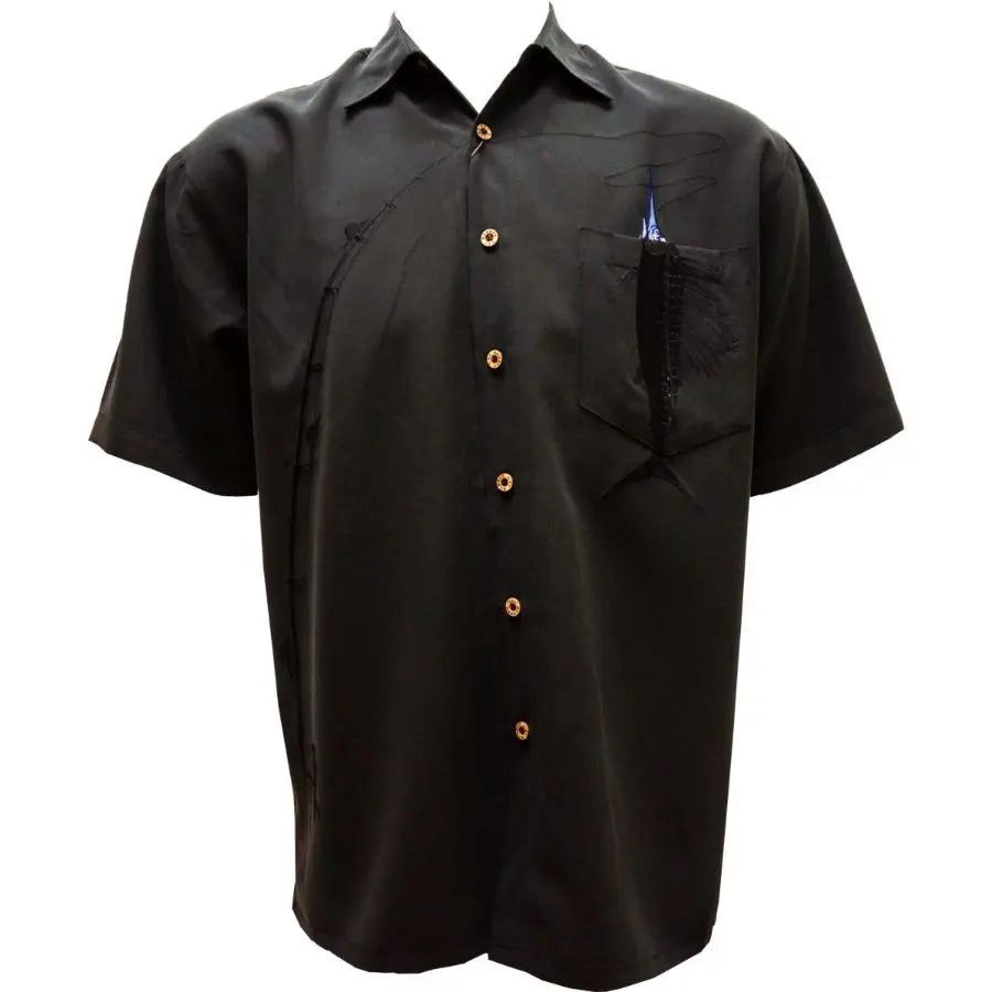 BAMBOO CAY SHAKE THE HOOK BUTTON-DOWN SHIRT