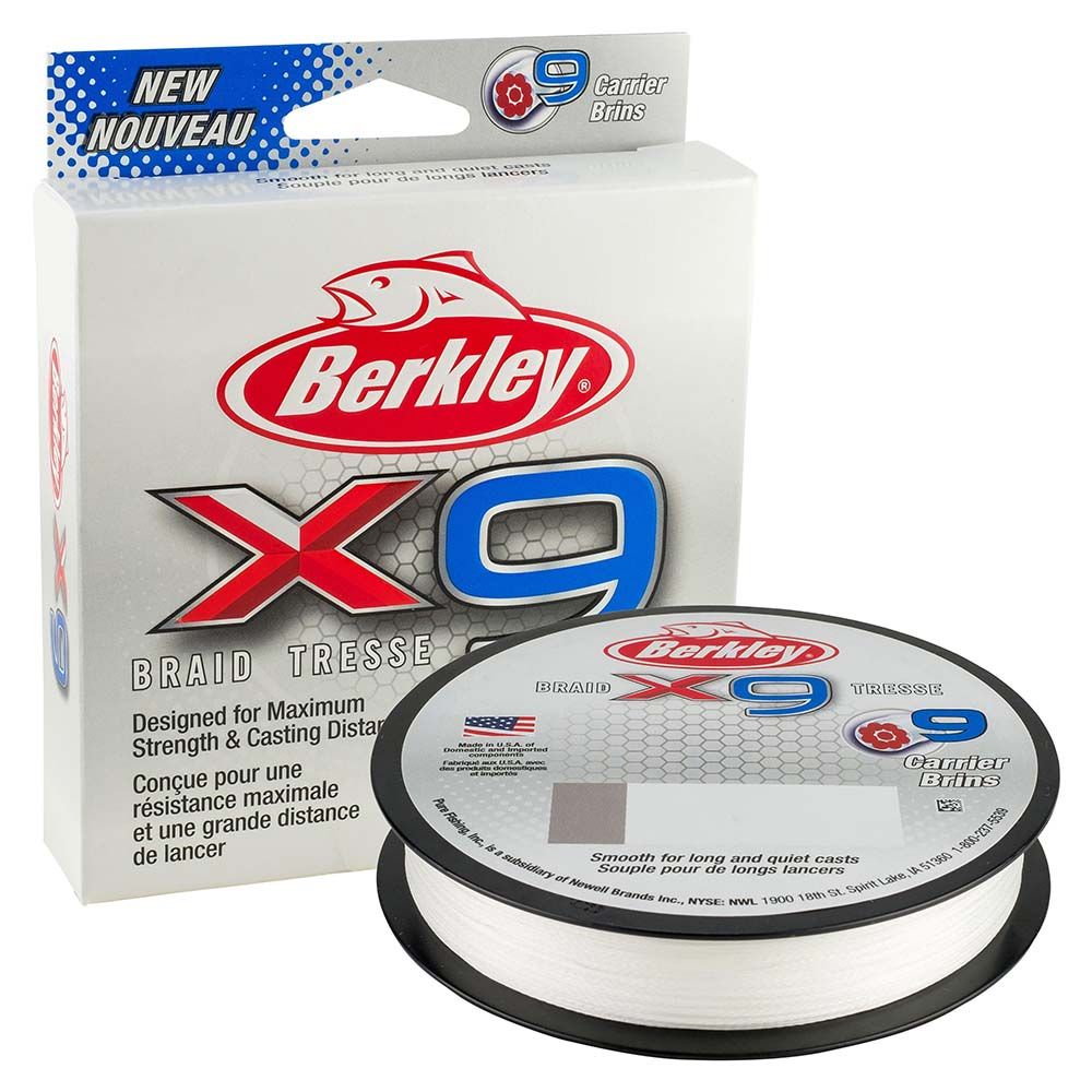 Berkley x9 Braid Crystal 8lb 164yds
