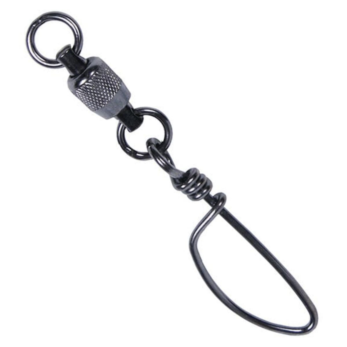 Billfisher BCSS10 Stainless Steel Coastlock Snap Swivels (Size 10, 30lb.) - 10 Pack - Black Oxide