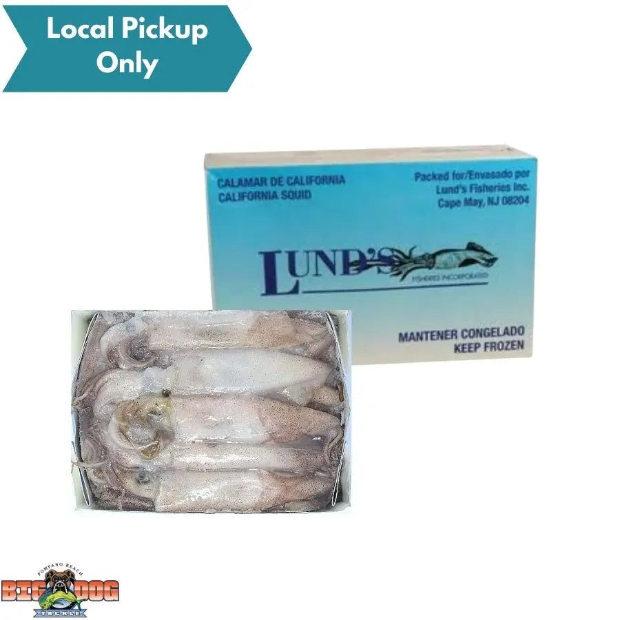 LUNDS FROZEN WHITE CALIFORNIA SQUID 3LB